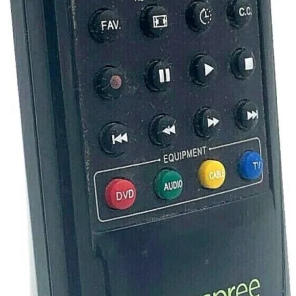 Authentic HANNspree OEM TV DVD Replacement Black Remote Control ST32AMSB Tested - Picture 10 of 12